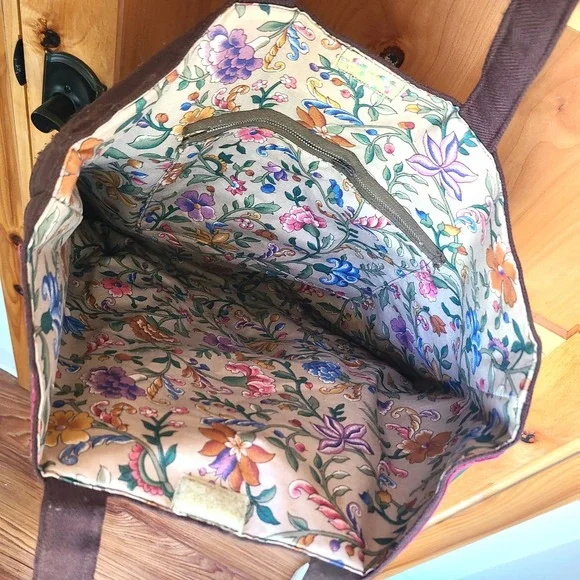 Handmade 100% Cotton Thoroughbred Horse Tote Bag Equestrian Preppy Heritage - Picture 4 of 6